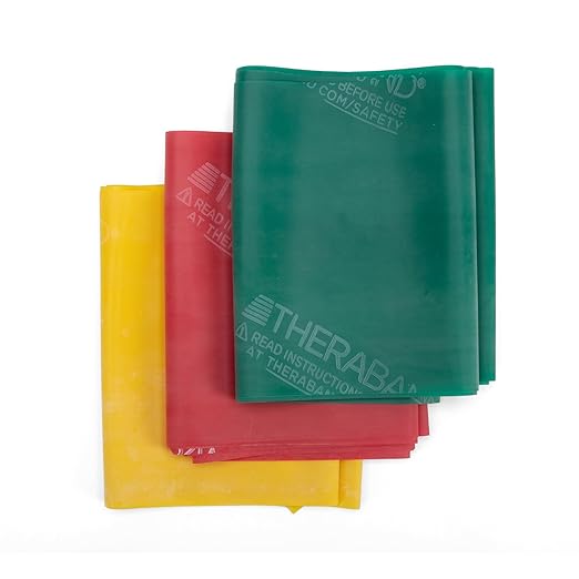 A full set of resistance bands for home workout, including colorful tubes, handles, ankle straps, and a door anchor.