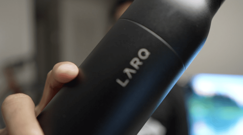 Eco-friendly Larq water bottle with replaceable filter cartridge